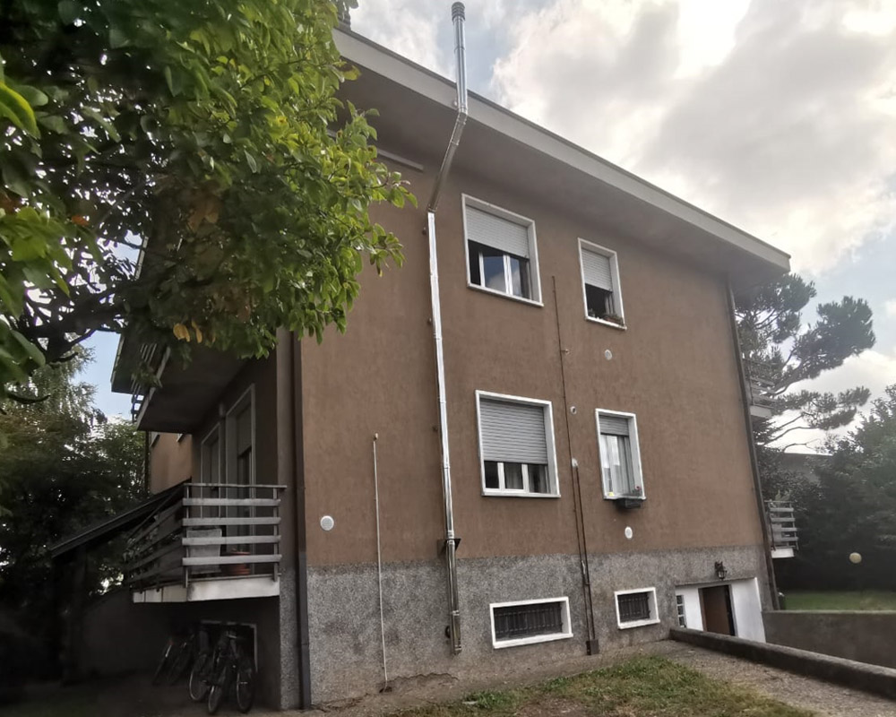 Before-Rifacimento cappotto ,balconi ,serramenti fotovoltaico con sistemadi accumulo e caldaia ibrida con pompa di calore